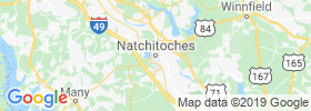 Natchitoches map